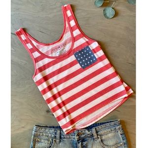 American Flag Tank Top
